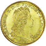 D. João V Dobra (12.800 Réis) 1729 Rio de Janeiro,
